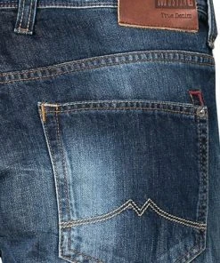 MUSTANG Oregon Straight 3115/5111/593 Jeans Oregon, Slim Fit, Baumwoll-Stretch, Tintenblau, Blau -Jeansniedrigerpreis 170996 norm3