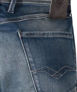 Replay Jeans Anbass M914/661/5/009 Slim Fit, Baumwoll-Stretch 11,5oz, Blau -Jeansniedrigerpreis 211892 norm3