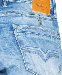 Pepe Jeans Spike denim PM200029S55/000 Regular Fit, Baumwoll-Stretch, Hellblau 5 Pepe Jeans Spike denim PM200029S55/000 Regular Fit, Baumwoll-Stretch, Hellblau -Jeansniedrigerpreis 237501 norm3