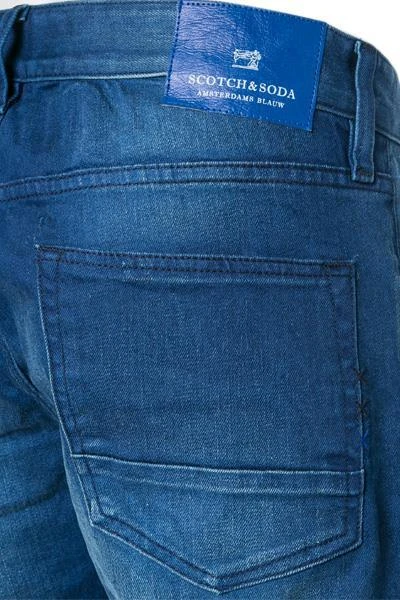 Scotch & Soda Jeans 135056/5C Slim Fit, Baumwoll-Stretch, Indigo, Blau 3 Scotch & Soda Jeans 135056/5C Slim Fit, Baumwoll-Stretch, Indigo, Blau – Bild 3