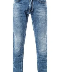 GAS Jeans 351287 030879/WK22 Slim Fit, Baumwoll-Stretch 12oz, Hellblau, Bluedenim