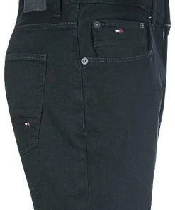 Tommy Hilfiger Jeans Denton Stretch MW0MW01760/919 Straight Fit, Baumwoll-Stretch, Schwarz 5 Tommy Hilfiger Jeans Denton Stretch MW0MW01760/919 Straight Fit, Baumwoll-Stretch, Schwarz -Jeansniedrigerpreis 295482 norm3