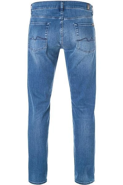 7 for all mankind Jeans Slimmy blau JSMSR750PM Baumwolle 2 7 for all mankind Jeans Slimmy blau JSMSR750PM Baumwolle – Bild 2