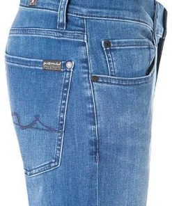 7 for all mankind Jeans Slimmy blau JSMSR750PM Baumwolle 6 7 for all mankind Jeans Slimmy blau JSMSR750PM Baumwolle -Jeansniedrigerpreis 299978 norm3