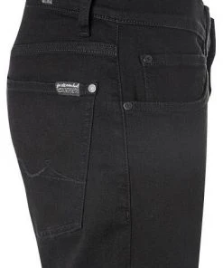 7 for all mankind Jeans Slimmy schwarz JSMSR730PB Baumwoll-Stretch -Jeansniedrigerpreis 299979 norm3
