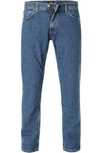 Lee Brooklyn Sraight Mid Stonewash L45271KX Jeans Brooklyn, Regular Fit, Baumwoll-Stretch, Blau 1 Lee Brooklyn Sraight Mid Stonewash L45271KX Jeans Brooklyn, Regular Fit, Baumwoll-Stretch, Blau
