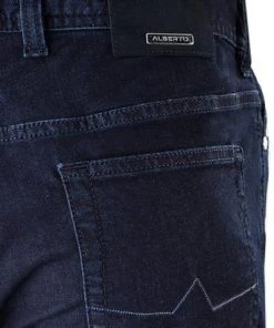 Alberto Regular Fit Pipe 68671760/890 Jeans Pipe, Baumwoll-Stretch 8oz, Dunkelblau -Jeansniedrigerpreis 314408 norm6