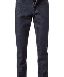 BOSS Jeans Delaware 50400062/410 Slim Fit, Baumwoll-Stretch, Dunkelblau, Marine