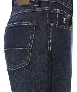 bugatti Jeans 3280D/16640/363 Regular Fit, Baumwoll-Stretch, Dunkelblau, Indigoblau -Jeansniedrigerpreis 318229 norm3