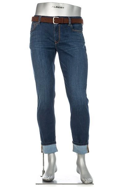 Alberto Bike Alberto Slim Fit Speed-Ds Coolmax 67582560/890 Jeans Bike, Baumwoll-Stretch Coolmax® 9oz, Mittelblau, Dunkelblau 1 Alberto Bike Alberto Slim Fit Speed-Ds Coolmax 67582560/890 Jeans Bike, Baumwoll-Stretch Coolmax® 9oz, Mittelblau, Dunkelblau