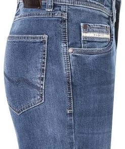 bugatti Jeans 3919D/12/344 Modern Fit, Baumwoll-Stretch, Mittelblau -Jeansniedrigerpreis 321708 norm3