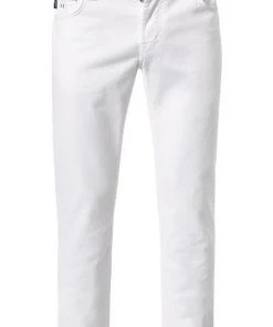 tramarossa 21UB50001/LEONARDO/B016/0001/MIDNI Jeans Leonardo, Baumwoll-Stretch, Midnight Sun, Weiß