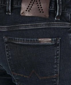 Alberto Regular Fit Pipe Triple 66771870/895 Jeans Pipe, Baumwoll-Stretch 10oz, Dunkelblau -Jeansniedrigerpreis 327785 norm6