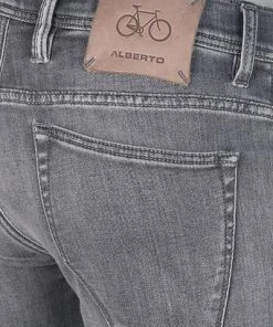 Alberto Bike Regular Fit Bike DS Dual 61582772/965 Jeans Bike, Baumwolle T400® 10oz, Graphit, Grau -Jeansniedrigerpreis 327953 norm6