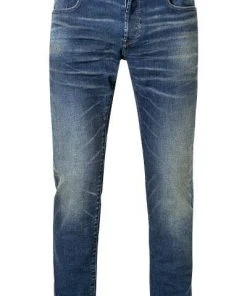 G-STAR Jeans 3 Slim 51001-A088/A888 3301, Slim Fit, Baumwoll-Stretch, Mittelblau, Blau