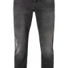 G-STAR Jeans 3 Straight Tapered 51003-B455/A797 Jeans 3301, Tapered Fit, Baumwoll-Stretch, Anthrazit, Schwarz