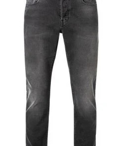 G-STAR Jeans 3 Straight Tapered 51003-B455/A797 Jeans 3301, Tapered Fit, Baumwoll-Stretch, Anthrazit, Schwarz