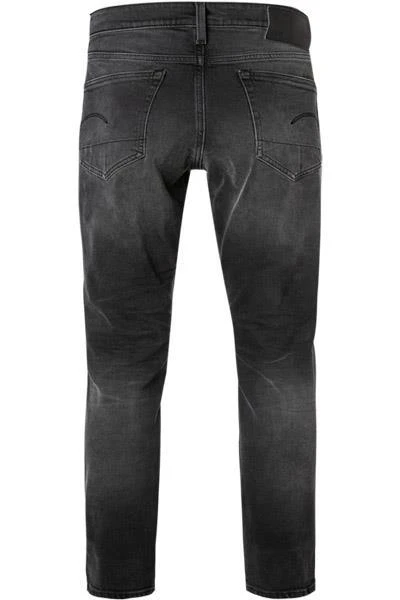 G-STAR Jeans 3 Straight Tapered 51003-B455/A797 Jeans 3301, Tapered Fit, Baumwoll-Stretch, Anthrazit, Schwarz 2 G-STAR Jeans 3 Straight Tapered 51003-B455/A797 Jeans 3301, Tapered Fit, Baumwoll-Stretch, Anthrazit, Schwarz – Bild 2