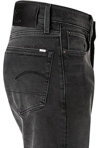 G-STAR Jeans 3 Straight Tapered 51003-B455/A797 Jeans 3301, Tapered Fit, Baumwoll-Stretch, Anthrazit, Schwarz 3 G-STAR Jeans 3 Straight Tapered 51003-B455/A797 Jeans 3301, Tapered Fit, Baumwoll-Stretch, Anthrazit, Schwarz – Bild 3