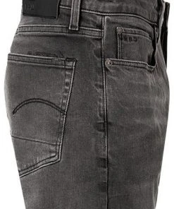 G-STAR Jeans 3 Slim 51001-B479/A800 Jeans 3301, Slim Fit, Baumwoll-Stretch, Anthrazit -Jeansniedrigerpreis 329599 norm3