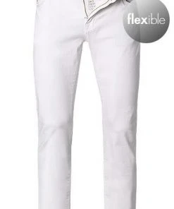 tramarossa 21UB52407/LEONARDO SLIM/G125/0001/M01 Jeans Leonardo, Slim Fit, Baumwoll-Stretch, Weiß