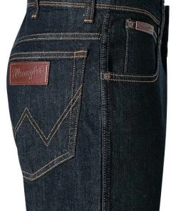 Wrangler Jeans Texas Slim Dark Rinse W12SP690A Slim Fit, Baumwoll-Stretch, Nachtblau -Jeansniedrigerpreis 339763 norm3