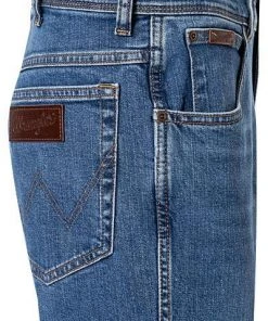 Wrangler Jeans Texas Slim W12ST112E Slim Fit, Baumwoll-Stretch, Jeansblau -Jeansniedrigerpreis 340083 norm3