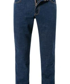 Wrangler Jeans Texas Slim W12S8311U Slim Fit, Baumwoll-Stretch, Dunkelblau