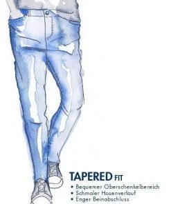 Pepe Jeans Stanley PM201705GS7/000 Taper Fit, Baumwoll-Stretch 23oz, Denimblau -Jeansniedrigerpreis 343947 norm4