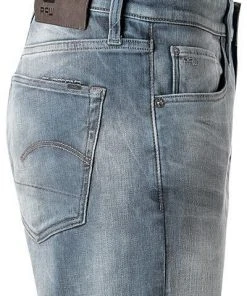 G-STAR Jeans 3 Slim 51001-B604/A805 Jeans 3301, Slim Fit, Baumwoll-Stretch, Graublau -Jeansniedrigerpreis 344447 norm3
