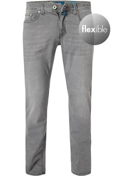 Pierre Cardin Jeans Lyon 03451/000/08885/81 Tapered Fit, Baumwoll-Stretch Futureflex, Hellgrau , Hellgrau 2 Pierre Cardin Jeans Lyon 03451/000/08885/81 Tapered Fit, Baumwoll-Stretch Futureflex, Hellgrau , Hellgrau – Bild 2