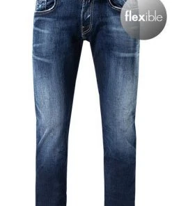 Replay Jeans Anbass M914Y.000.661 A04/007 Slim Fit, Baumwoll-Stretch 11,5oz, Dunkelblau