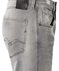 Replay Jeans Anbass M914Y.000.661 A12/096 Slim Fit, Baumwoll-Stretch 11,5oz, Grau -Jeansniedrigerpreis 350851 norm3