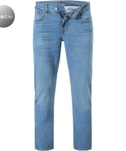 7 for all mankind Jeans Slimmy blue JSMXB170LB Mikrofaser, Hellblau