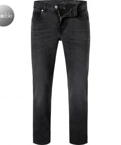 7 for all mankind Jeans Slimmy grey JSMXB180WB Slim Fit, Mikrofaser, Dunkelgrau