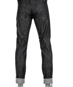 Alberto Tapered Fit Slipe Japan Denim 69471268/999 Jeans Slipe, Baumwoll-Stretch 11oz, Schwarz -Jeansniedrigerpreis 352647 norm3