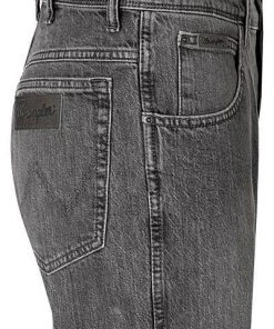 Wrangler Jeans Texas Dusty granite W121P416N Straight Fit, Baumwoll-Stretch, Grau -Jeansniedrigerpreis 354333 norm3