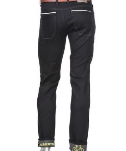 Alberto Bike Alberto Regular Fit Bike-B 57182492/899 Jeans Bike, Baumwoll-Stretch wasserabweisend 10oz, Nachtblau, Navy -Jeansniedrigerpreis 361199 norm3