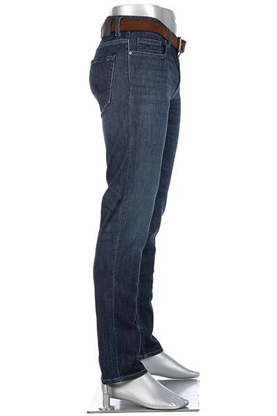 Alberto Regular Fit Pipe Denim 48071987/890 Jeans Pipe, Baumwoll-Stretch 10oz, Dunkelblau 2 Alberto Regular Fit Pipe Denim 48071987/890 Jeans Pipe, Baumwoll-Stretch 10oz, Dunkelblau – Bild 2