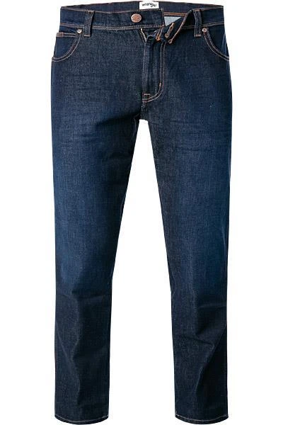 Wrangler Jeans Texas Slim Lucky Star W12SAO990 Slim Fit, Baumwoll-Stretch, Dunkelblau 2 Wrangler Jeans Texas Slim Lucky Star W12SAO990 Slim Fit, Baumwoll-Stretch, Dunkelblau – Bild 2