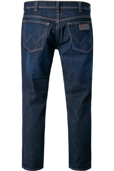 Wrangler Jeans Texas Slim Lucky Star W12SAO990 Slim Fit, Baumwoll-Stretch, Dunkelblau 3 Wrangler Jeans Texas Slim Lucky Star W12SAO990 Slim Fit, Baumwoll-Stretch, Dunkelblau – Bild 3