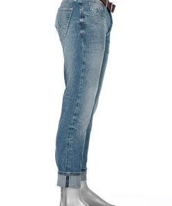 Alberto Tapered Fit Slipe Japan Denim 69491368/818 Jeans Slipe, Baumwoll-Stretch, Blau, Hellblau -Jeansniedrigerpreis 361827 norm2