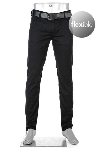 Alberto Tapered Fit Robin PBJ DS Lux 63471965/999 Jeans Robin, Baumwolle T400®, Schwarz 2 Alberto Tapered Fit Robin PBJ DS Lux 63471965/999 Jeans Robin, Baumwolle T400®, Schwarz – Bild 2