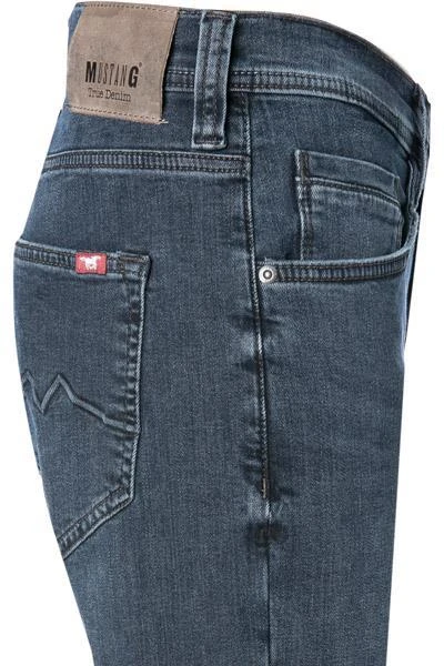 MUSTANG Jeans 1011299/5000/784 Jeans Oregon, Slim Fit, Baumwoll-Stretch, Dunkelblau 4 MUSTANG Jeans 1011299/5000/784 Jeans Oregon, Slim Fit, Baumwoll-Stretch, Dunkelblau – Bild 4
