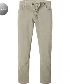 camel active Jeans 488885/5951/20 Slim Fit, Baumwoll-Stretch, Olivgrün
