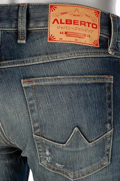 Alberto Tapered Fit Slipe Japan Denim 69491368/848 Jeans Slipe, Baumwolle 11,5oz, Blau 7 Alberto Tapered Fit Slipe Japan Denim 69491368/848 Jeans Slipe, Baumwolle 11,5oz, Blau – Bild 7