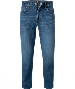Lee Austin mid bluegrass L733KNUM Jeans, Regular Tapered Fit, Baumwoll-Stretch, Mittelblau