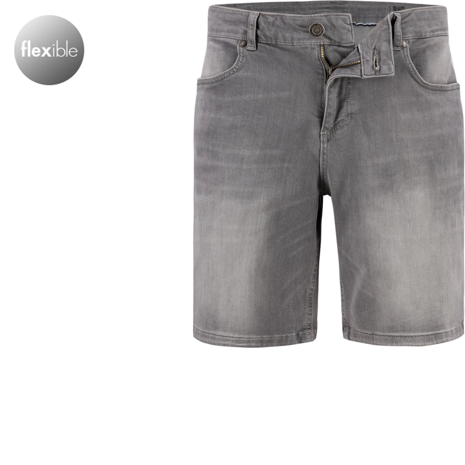 Daniel Hechter Bermudas 25655/111355/920 Jeansshorts, Straight Fit, Baumwoll-Stretch 10,25oz, Grau 1 Daniel Hechter Bermudas 25655/111355/920 Jeansshorts, Straight Fit, Baumwoll-Stretch 10,25oz, Grau