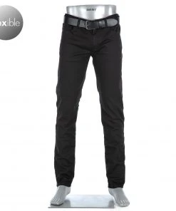 Alberto Regular Fit Pipe-PBJ DS 68671960/999 Jeans Pipe, Baumwoll-Stretch 9oz, Schwarz