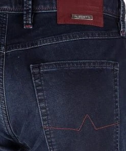 Alberto Tapered Fit Robin Noble Denim 63471361/895 Jeans Robin, Baumwolle T400® 8,5oz, Dunkelblau -Jeansniedrigerpreis 365920 norm6
